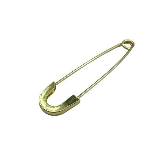 Agrafka broszka złota 7 cm; MYG-473-1
