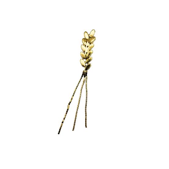 Broszka kamienie z łańcuszkiem