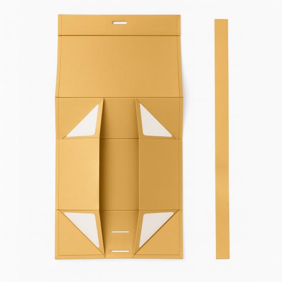 Beżowe pudełko prezentowe S