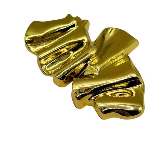 Broszka prostokąt lawa