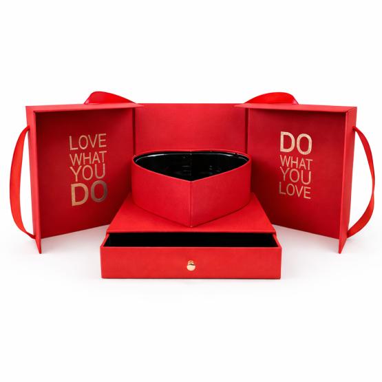 Pudełko box prezentowe czerwone PREMIUM