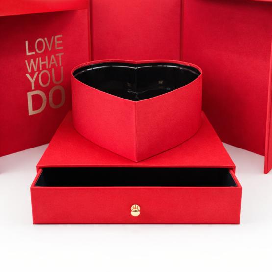 Pudełko box prezentowe czerwone PREMIUM