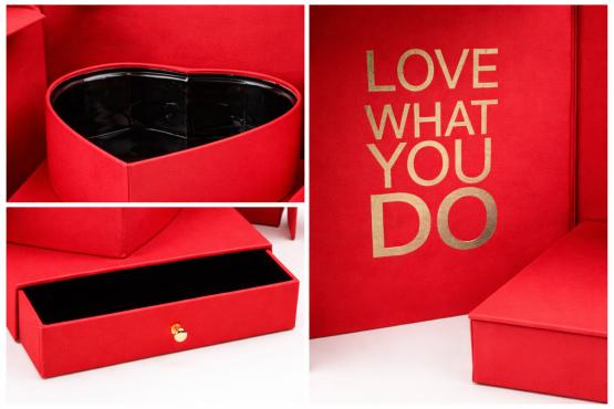 Pudełko box prezentowe czerwone PREMIUM