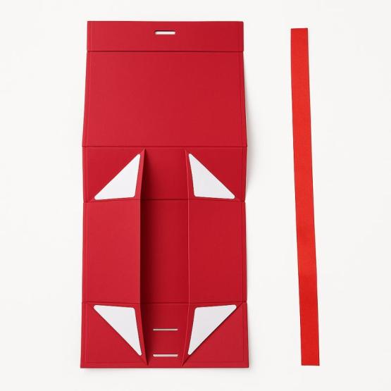 Ekskluzywne pudełko XL czerwone na magnes