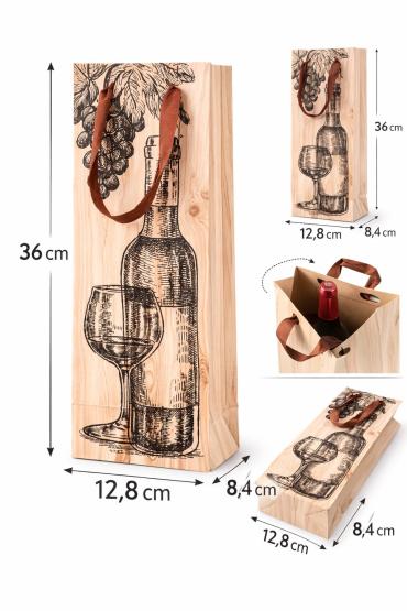 Torba na wino butelka