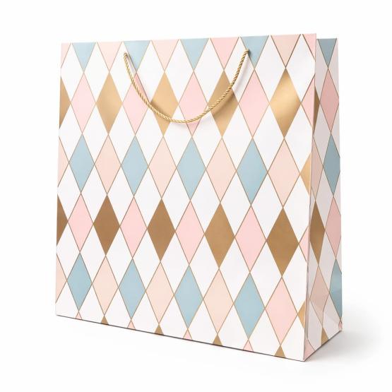 Torba prezentowa urodzinowa XXXXL romb