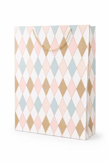 Torba prezentowa urodzinowa XXXXL romb