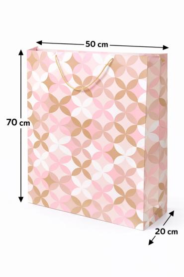 Torba prezentowa urodzinowa XXXXL rozeta