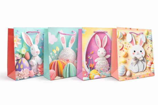 Torba prezentowa królik jajko WIELKANOC