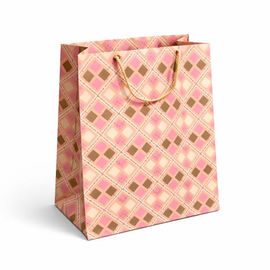 Torba prezentowa urodzinowa XXXXL  kwadraty