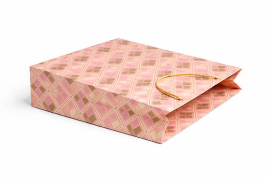 Torba prezentowa urodzinowa XXXXL  kwadraty