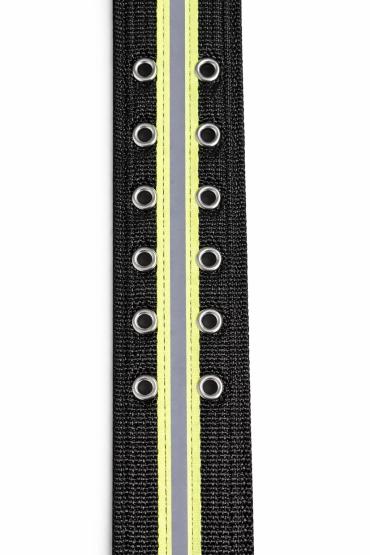 Obroża z odblaskiem 5 cm czarna