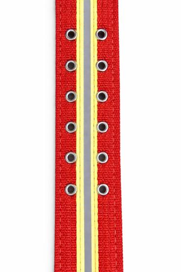 Obroża z odblaskiem 5 cm czerwona