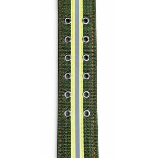 Obroża z odblaskiem 5 cm zielona