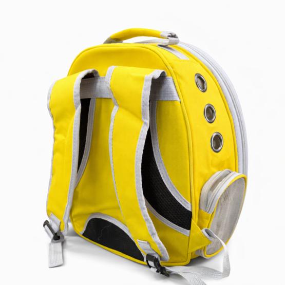 Transporter plecak przezroczysty żółty