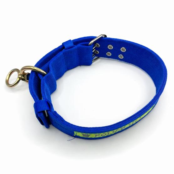 Obroża POLICE DOG niebieska