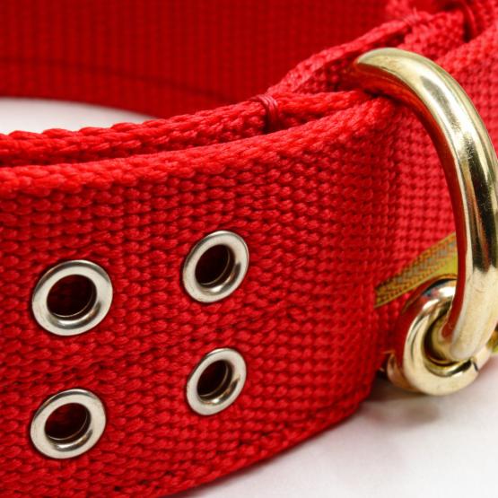 Obroża POLICE DOG czerwona 