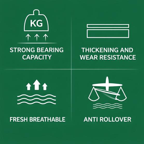 Dmuchany materac łóżko PVC+velvet brąz beż