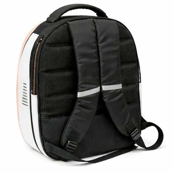 Transporter z szybką dla zwierząt łososiowy