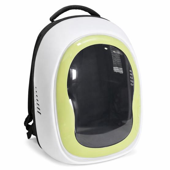 Transporter z szybką dla zwierząt zielony (1)