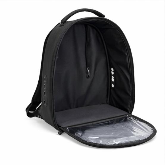 Transporter z szybką dla zwierząt błękitny (3)