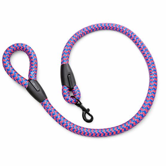 Smycz dla zwierząt 1,8 x 120 cm róż błękit (1)