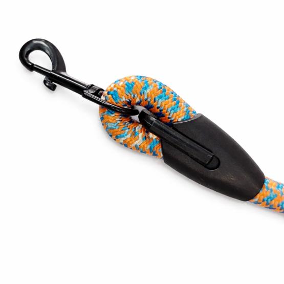 Smycz dla zwierząt 1,8 x 120 cm pomarańcz błękit (2)