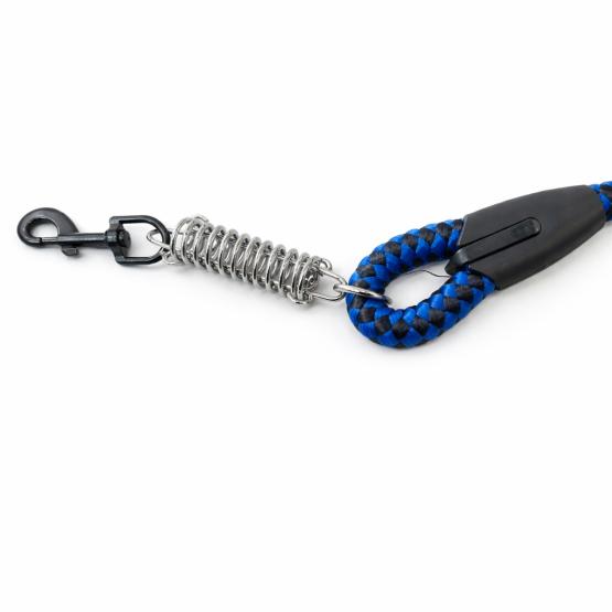 Smycz dla zwierząt niebiesko czarna (3)