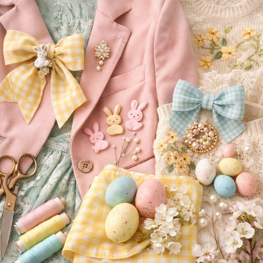 Wielkanocne inspiracje w dodatkach krawieckich – trendy, dekoracje i pomysły | hurt-miju.pl