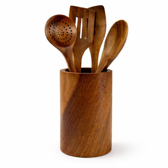 Zestaw akcesorii kuchennuch  z akacji (3)