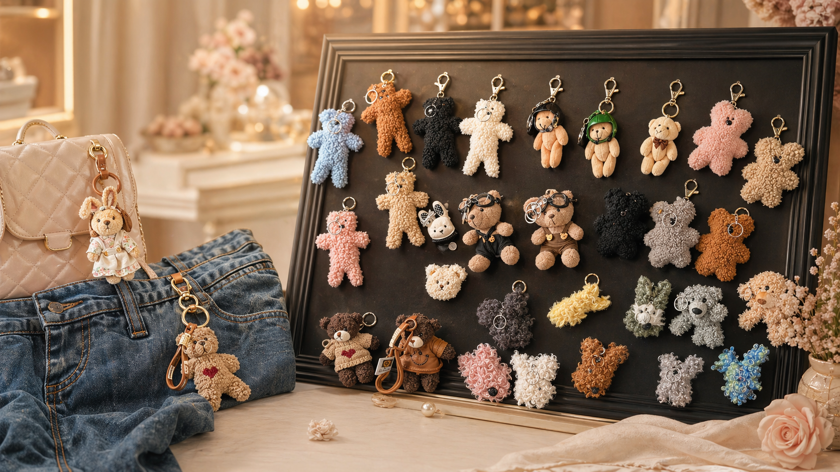 Breloczki ozdobne do jeansów i torebek – modny detal, który podkreśla styl