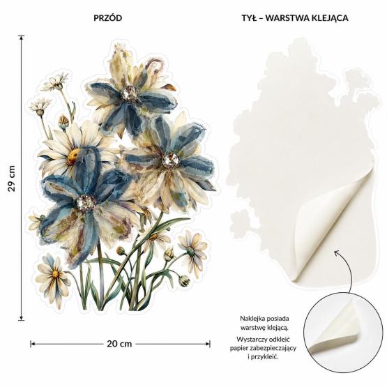 Naklejka kwiaty (3)