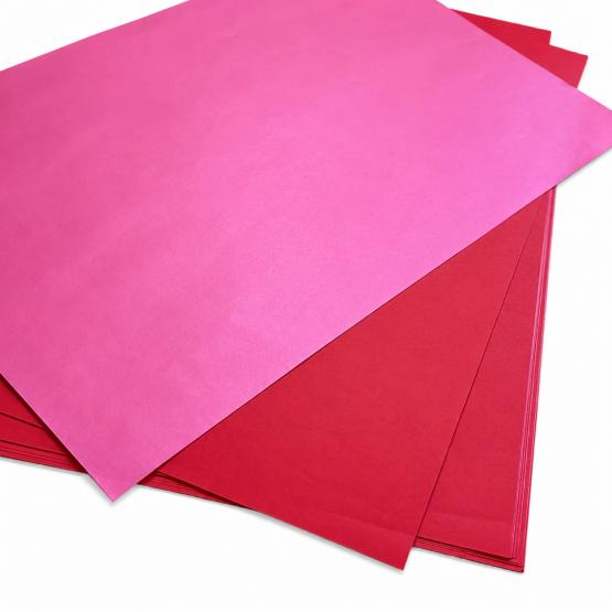 Papier 38x53 cm perłowo czerwony 128g (1)