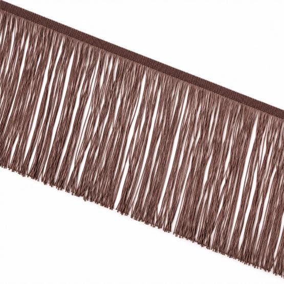 Frędzle ozdobne szerokość 20 cm brązowy (1)