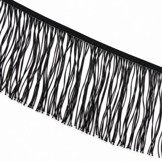 Frędzle ozdobne szerokość 20 cm czarny (2)