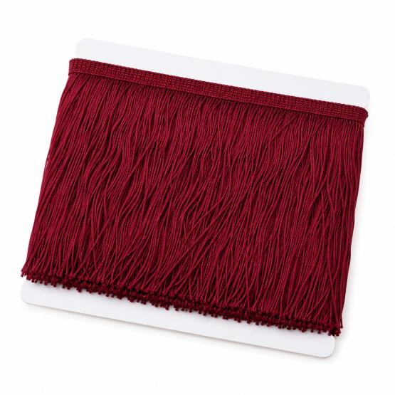 Frędzle ozdobne szerokość 20 cm bordo (3)