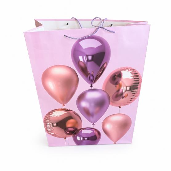Torba prezentowa balony fioletowe XXXL (3)