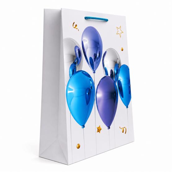 Torba prezentowa balony niebieskie 55x43x15 XL (3)