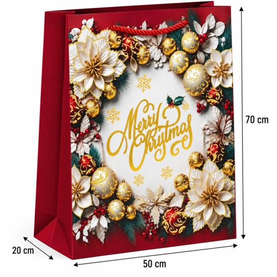 Torebka świąteczna Merry Christmas XXXL (2)