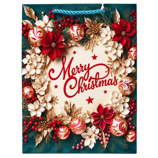 Torebka świąteczna Merry Christmas XXXL (1)