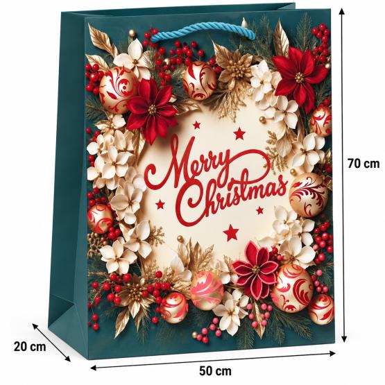 Torebka świąteczna Merry Christmas XXXL (2)