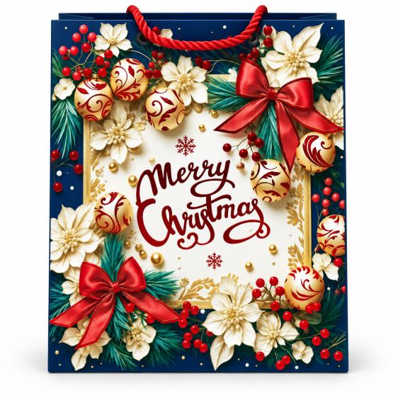 Torebka świąteczna Merry Christmas XXXL (1)