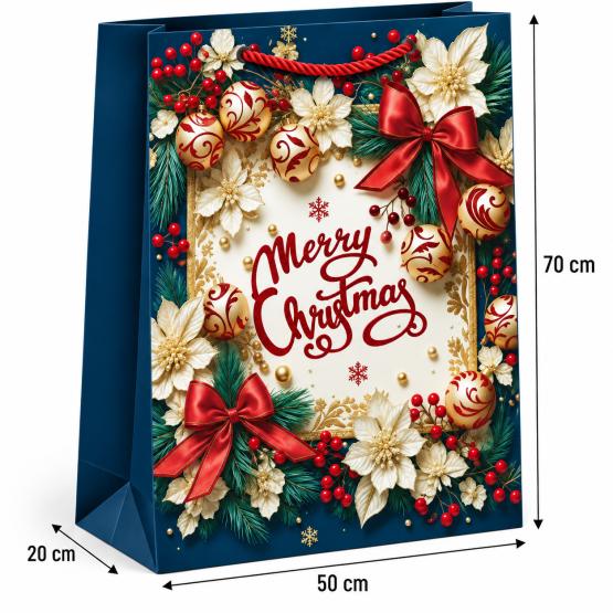 Torebka świąteczna Merry Christmas XXXL (2)