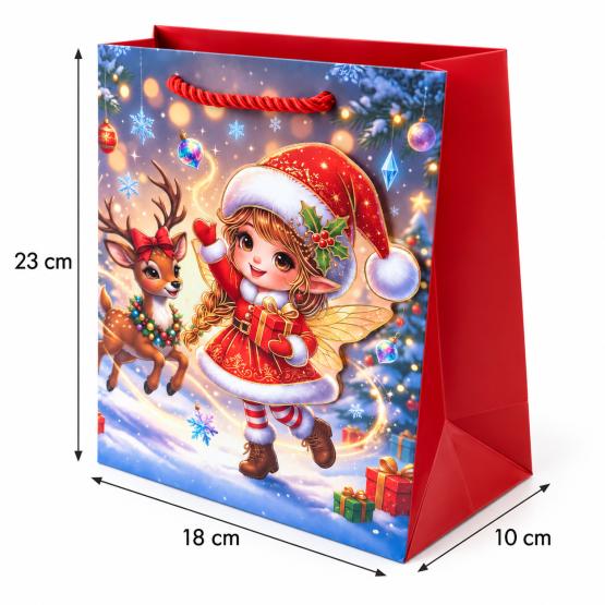 Torba świąteczna 3D elfy (2)
