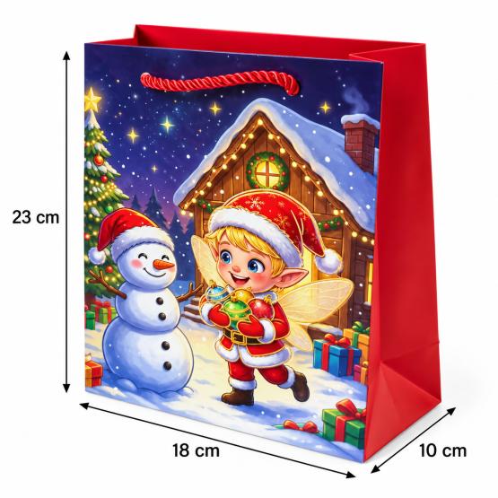 Torba świąteczna 3D elfy (2)