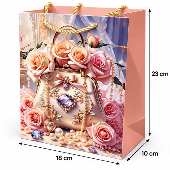 Torba prezentowa glamour kobieta 3D (2)