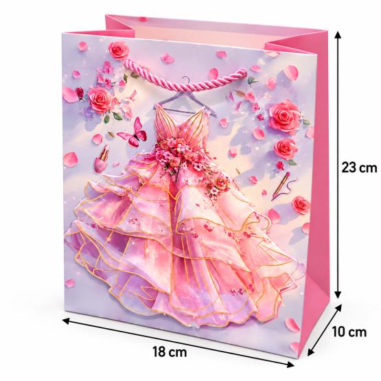 Torba prezentowa glamour kobieta 3D (2)