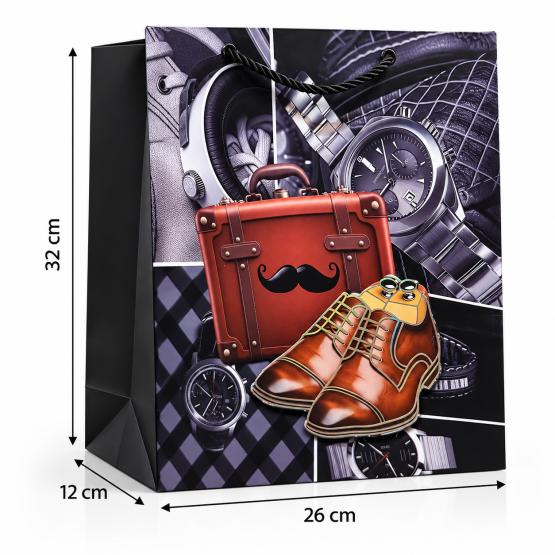 Torba prezentowa męska 3D elegancka (2)