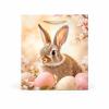 Torba prezentowa beżowa WIELKANOC królik