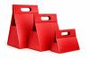 Pudełko  Prezentowe M Trójkąt Torba Czerwona